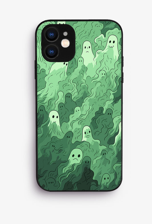 Green Ghosts Glossy Case