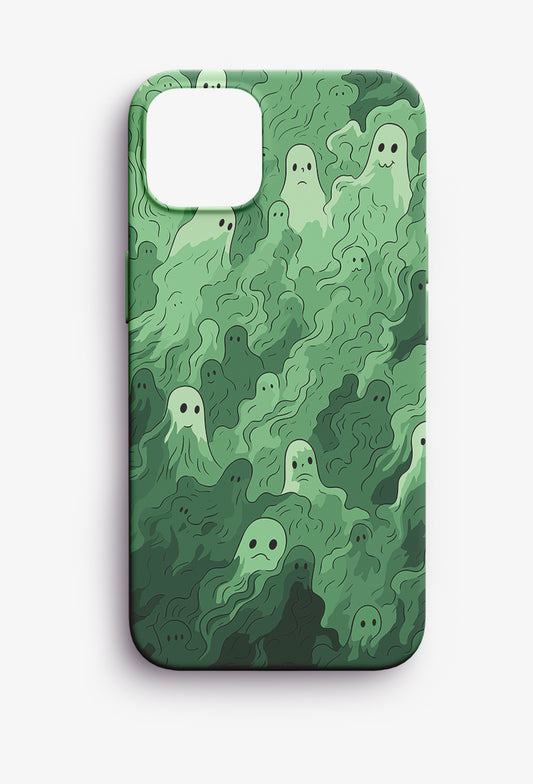 Green Ghosts iPhone Case