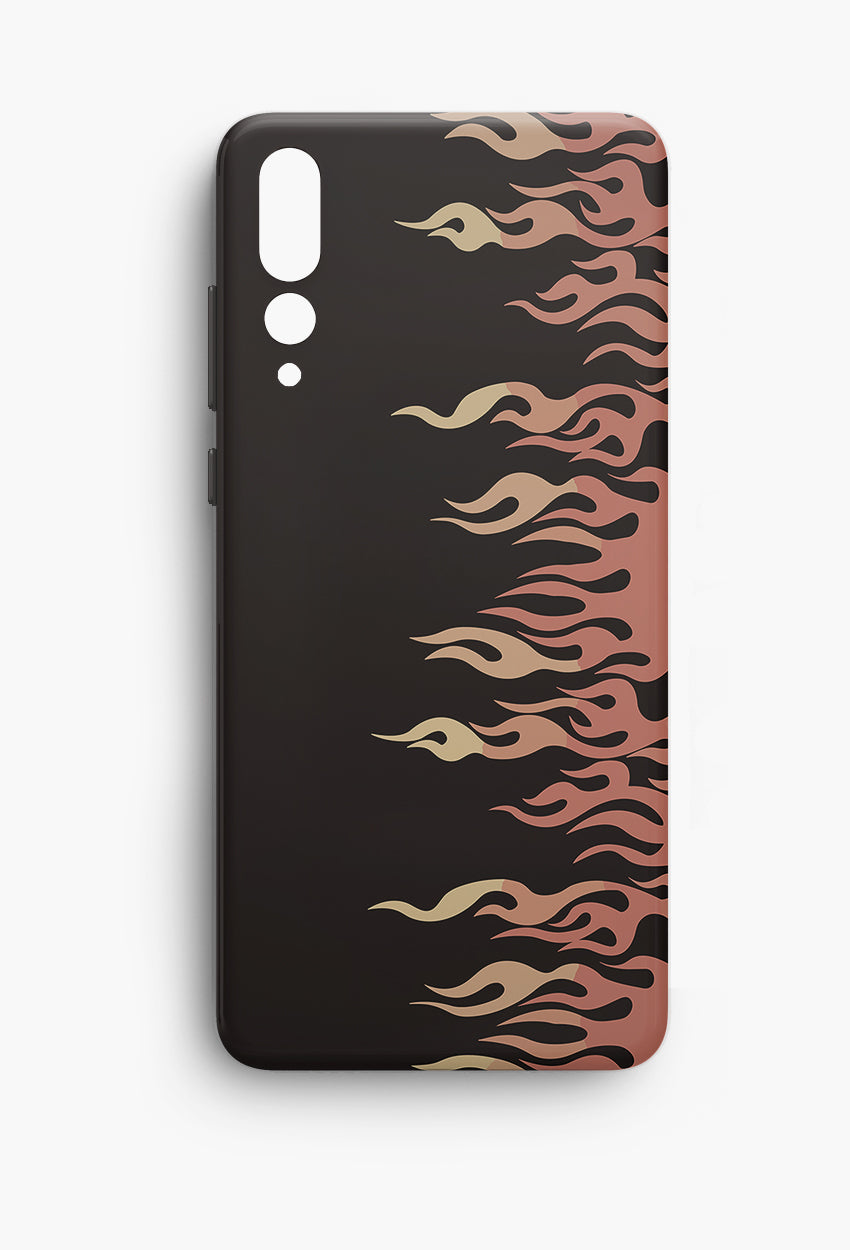 Lateral Flames Android Case
