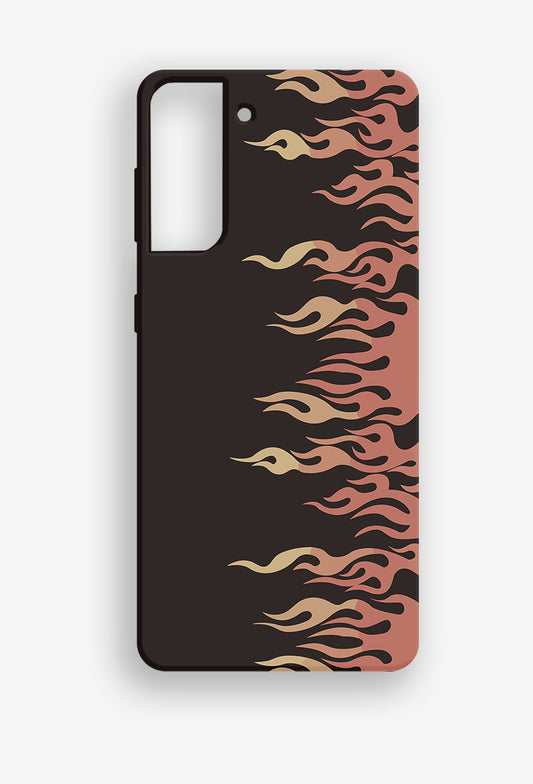 Lateral Flames Android Case