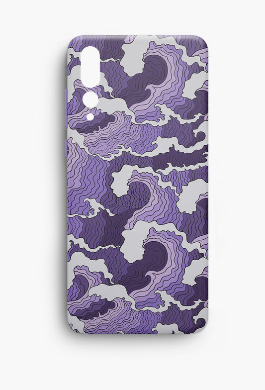 Purple Waves Android Case