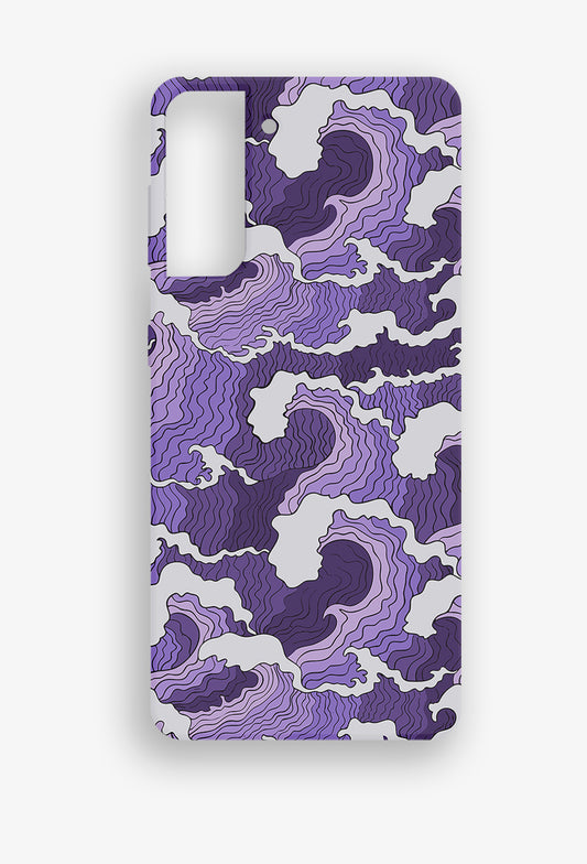 Purple Waves Android Case