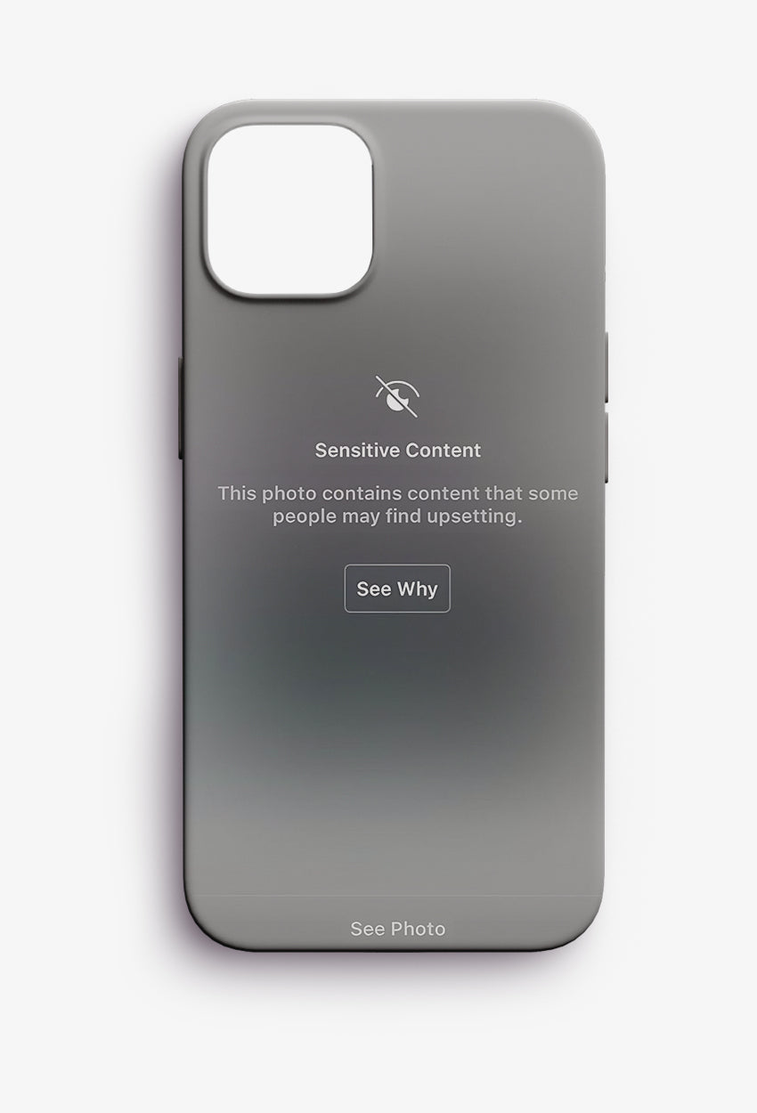 Sensitive Content iPhone Case